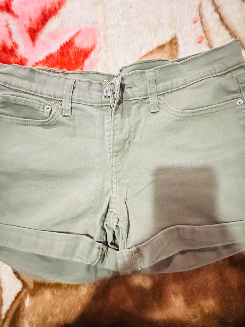 Women's Levis Green Short